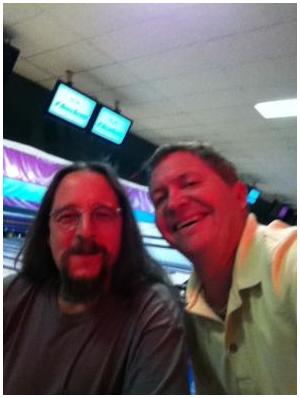 Russell and me bowling 