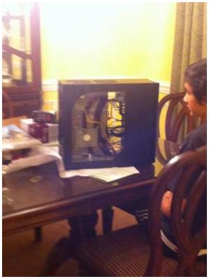 Ryans homemade Computer he built 